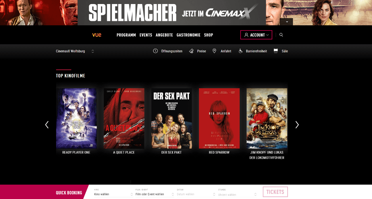 Abbildung 1- https://www.cinemaxx.de/, 12.04,2018, 9:30
