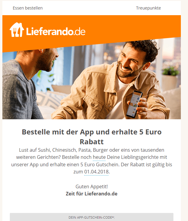 Abbildung 1- Screenshot auf persönlichem Postfach