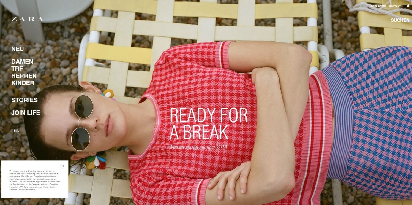 https://www.zara.com/de/, 05.04.2018