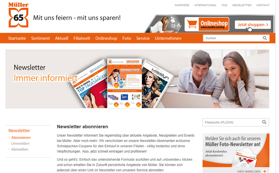 https://www.mueller.de/service/newsletter.html, 26.03.2018