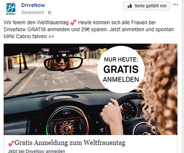 Screenshot von Facebook, 26.03.2018
