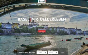 Screenshot Basel Tourismus