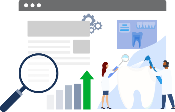 SEO für Zahnärzte Grafik