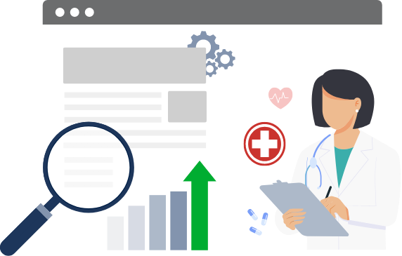 SEO für Ärzte Grafik