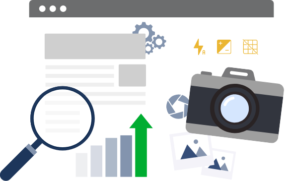 SEO für Fotografen Grafik