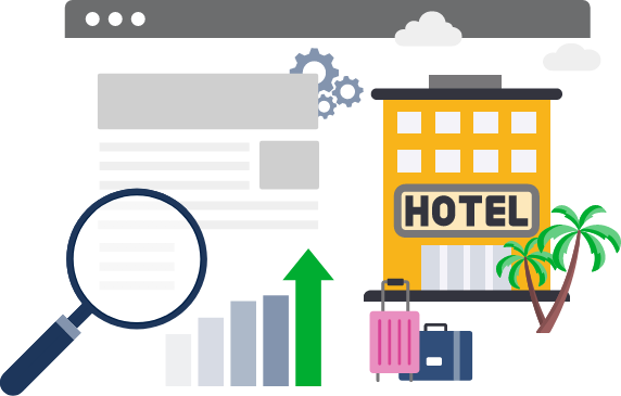 SEO für Hotels Grafik