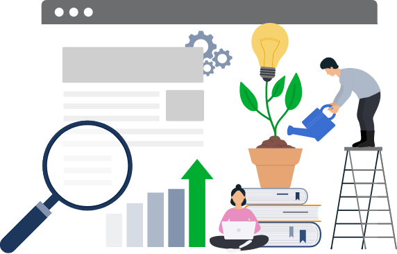 SEO für Start-ups Grafik