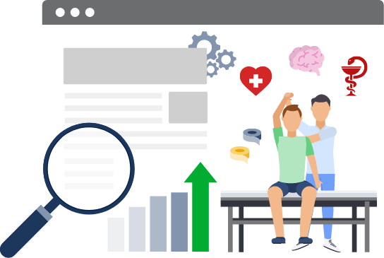 SEO für Therapeuten Grafik