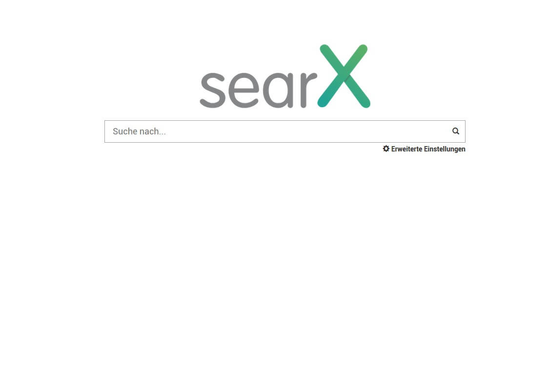 Searx Suchmaske