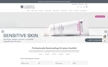 Screenshot JANSSEN COSMETICS