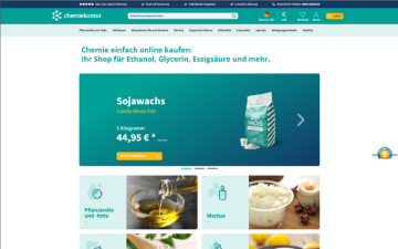 Screenshot Chemiekontor.de GmbH