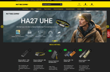 Screenshot KTL GmbH – nitecore.de