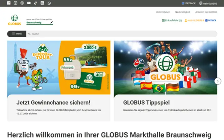 Screenshot Globus
