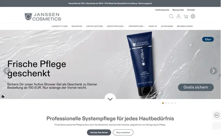 Screenshot Janssen