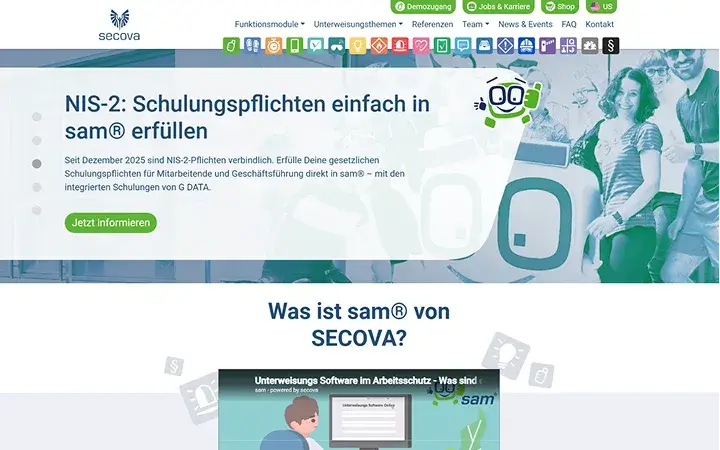 Screenshot secova