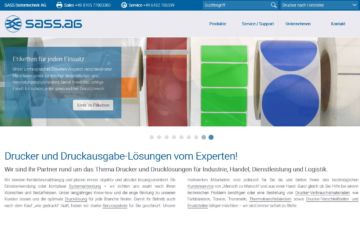 Screenshot SASS Datentechnik