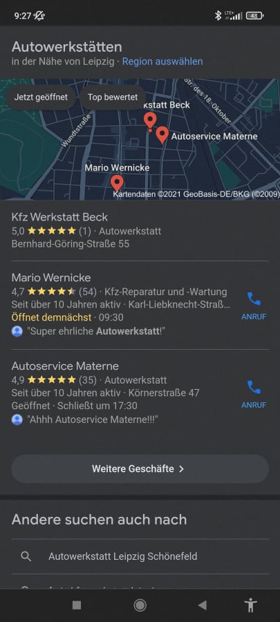 Beispiel strukturierte Daten Maps