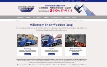 Screenshot Wiesecker Group